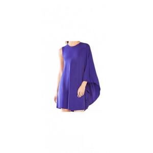 BCBGMAXAZRIA Women's Asymmetrical Royal Blue Dress Size L